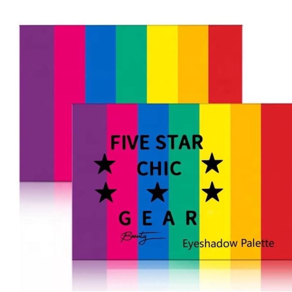 New hot brand Five Star Chic Gear rainbow, eyeshadow palette